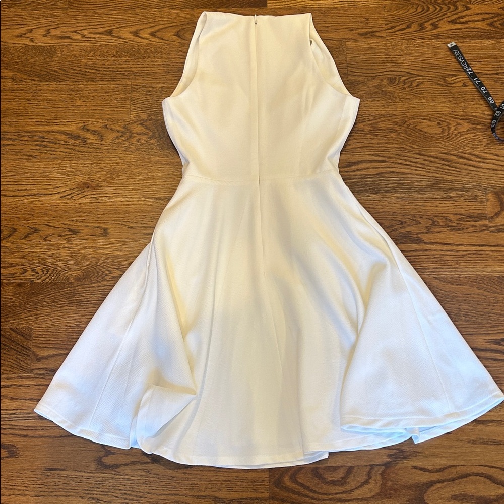 Dress The Population Catalina Crepe V-Neck Sleeveless A-Line Dress - Picture 7 of 9